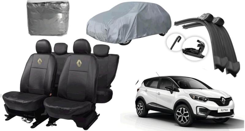 Imagem de Kit de Proteção Completa para Captur 17-23: Capas, Capa de Cobrir e Limpador