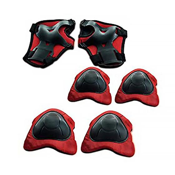 Kit de Proteção Infantil Vermelho - 6 peças - Zippy Toys Menor preço em Kit de Proteção Infantil Vermelho - 6 peças - Zippy Toys