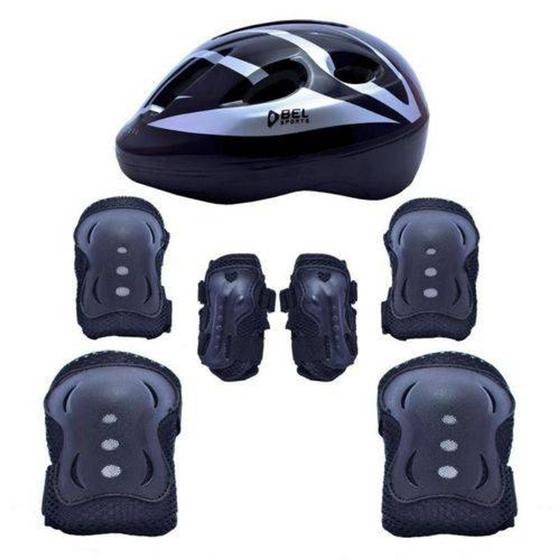 Kit De Proteção Para Patins e Skate Capacete Joelheira Cotoveleira Munhequeira  Bel Sports é boa?