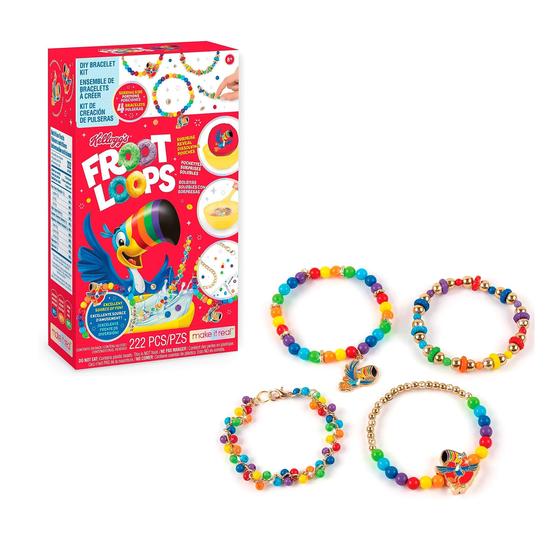 Imagem de Kit de Pulseira Make It Real Kellogg's Cerealsly Cute Froot Loops