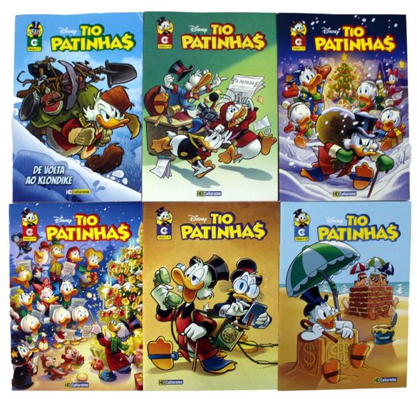 Kit De Quadrinhos Disney Tio Patinhas 11 Volumes Revista HQ kit-de-quadrinhos-disney-tio-patinhas-11-volumes-revista-hq