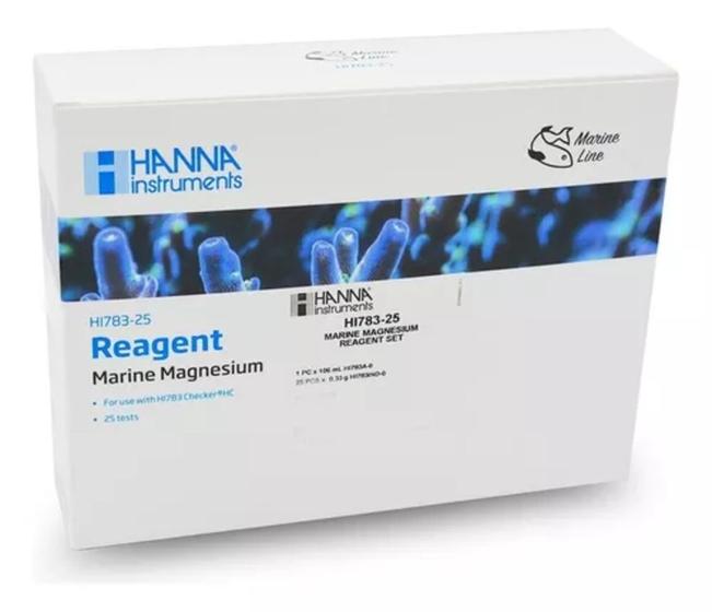 Imagem de KIT DE REAGENTES Hanna Magnesio Marinho Hi783-25 MG