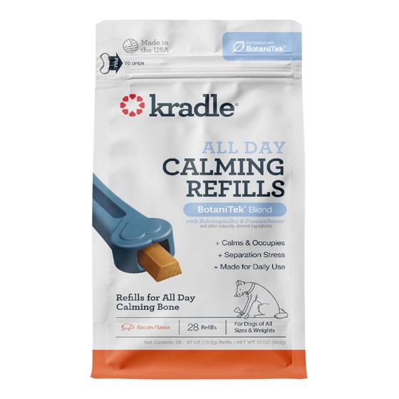 Imagem de Kit de recarga Kradle All Day Calming Bone (pacote com 28) para cães