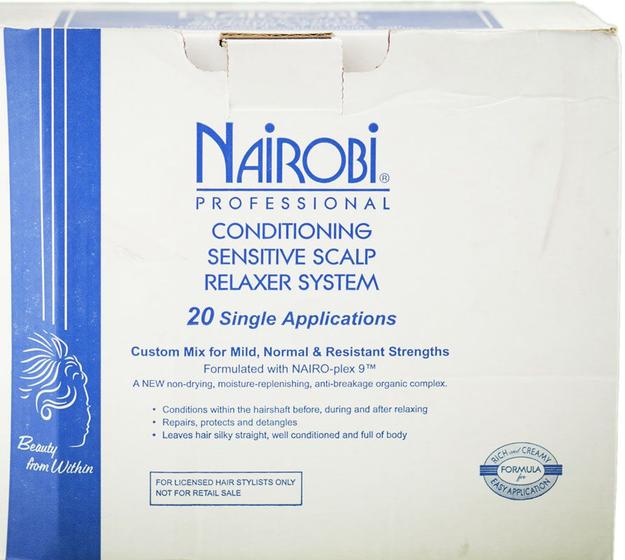 Imagem de Kit de relaxamento capilar Nairobi Conditioning Sensitive Scalp, pacote com 4 unidades