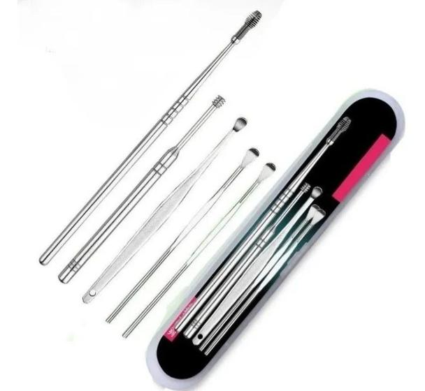 Kit De Remoção De Cera De Ouvido Cuidados com Orelha De Aço Menor preço em Kit De Remoção De Cera De Ouvido Cuidados com Orelha De Aço