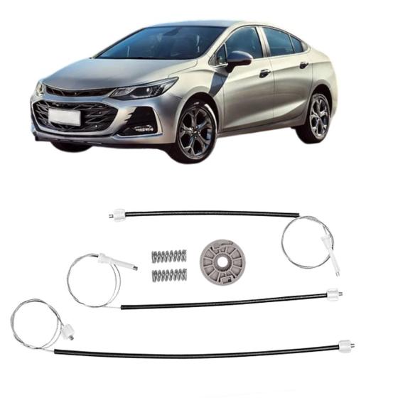 Imagem de KIT DE REPARO CRUZE PORTAS DIANTEIRAS P/ Máq Vidro Elétrico