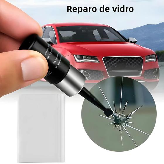 Kit de Reparo para Para-brisa de Carro com Resina 3ml - Ferramenta para Rachaduras Menor preço em Kit de Reparo para Para-brisa de Carro com Resina 3ml - Ferramenta para Rachaduras