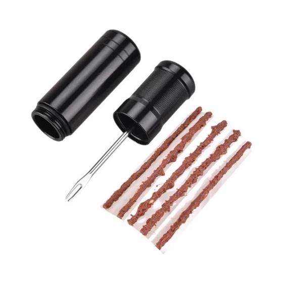 Imagem de Kit de Reparo para Pneus de Bicicleta Sem Câmara - Com Plugs de Borracha e Ferramentas