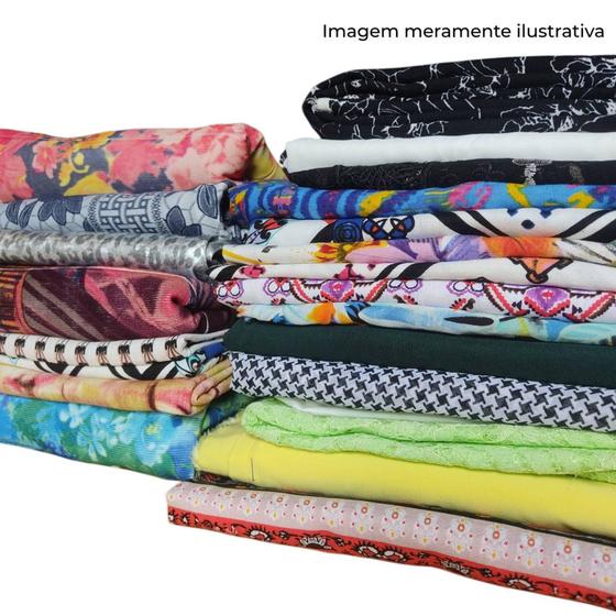 Kit de Retalhos de Tecidos Acima de 80cm - DVJ Tecidos - Pano ...