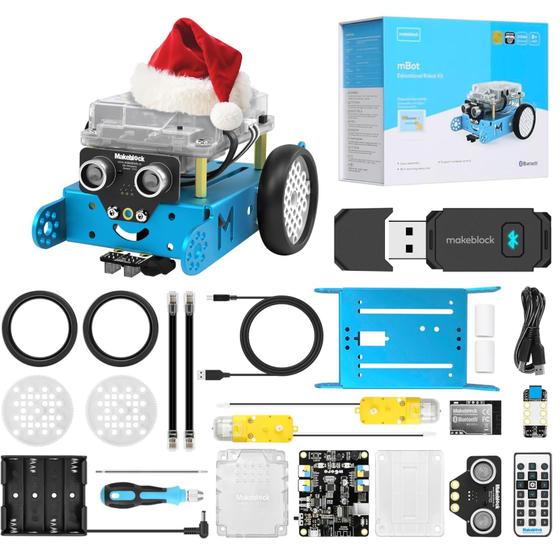 Imagem de Kit de Robô Makeblock mBot com Dongle Bluetooth - Alcance de 25m