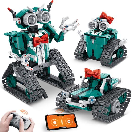 Imagem de Kit de Robótica iQKidz 3 em 1 - App/Controle Remoto - STEM