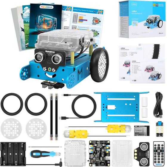 Imagem de Kit de Robótica Makeblock mBot com Scratch - Para Crianças de 8 a 12 Anos