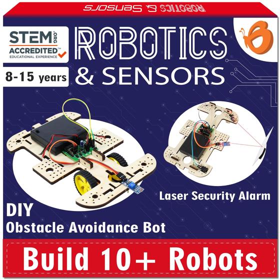 Kit de robótica STEM Butterfly EduFields 10 em 1 para crianças de 8 a 12 anos