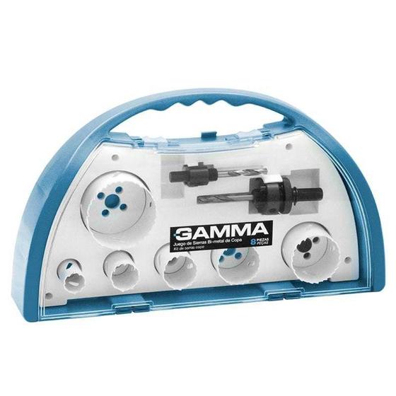 Imagem de Kit De Serras Copo De 22 À 68 Mm Com 8 Peças G19536AC Gamma