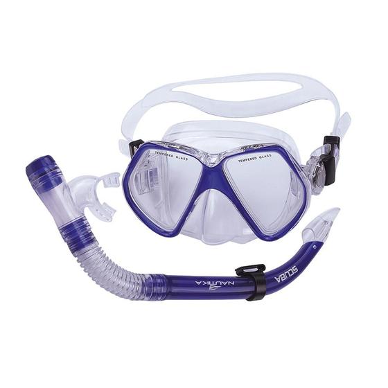 Imagem de Kit de snorkel para mergulho azul - CUBA - Nautika