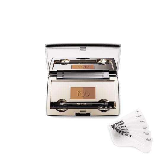 Imagem de Kit de Sobrancelhas Fab Brows Duo - Pó Compacto e Espelho