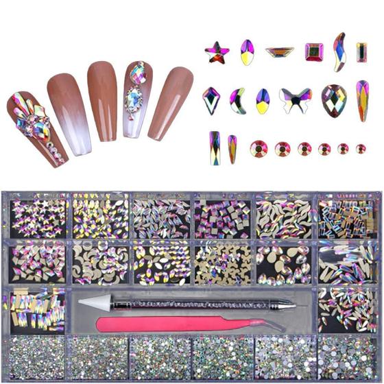 Imagem de Kit de Strass com 21 Grades