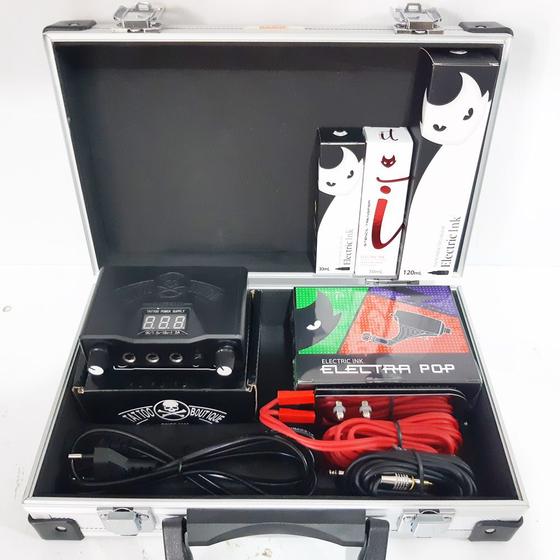 Kit De Tatuagem Tattoo Boutique E Electric Ink Boutique e Electric