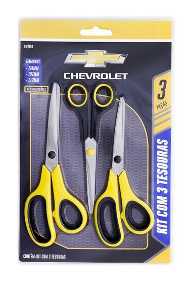 Imagem de Kit de tesouras 3 pçs Chevrolet