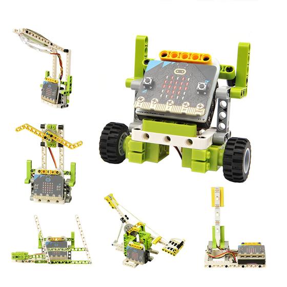 Imagem de Kit de Tijolo de Construção ELECFREAKS micro:bit Ring:bit 6 em 1