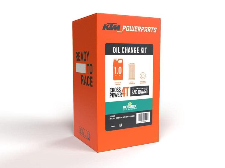 Imagem de Kit de Troca de Óleo KTM 1L 10W/50 Crosspower com Filtro