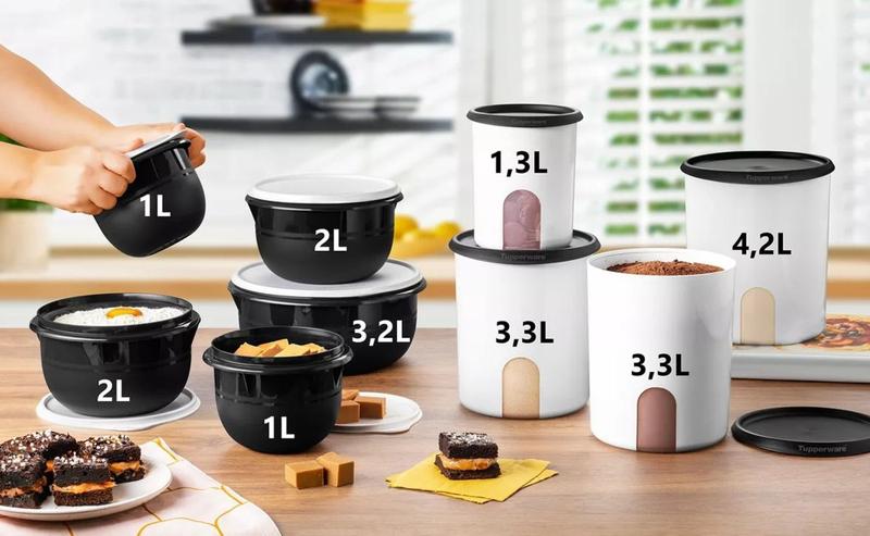 Imagem de KIT DE TUPPERWARE COM 9 produtos