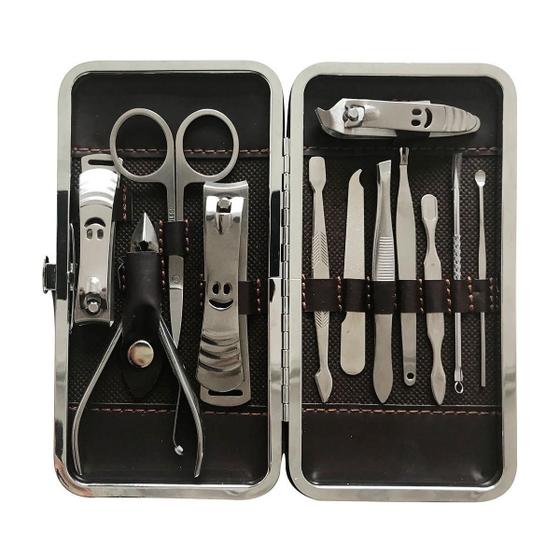 Imagem de Kit De Unha Completo Para Manicure E Pedicure Com 12 Peças