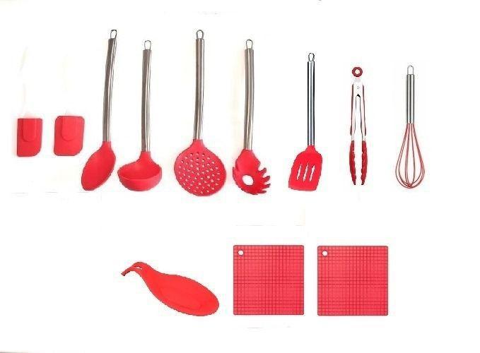 Kit De Utensílios De Cozinha Colheres De Silicone 12 Pç é boa?