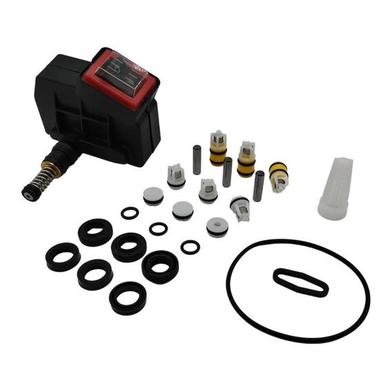 Imagem de Kit de Válvulas e Reparos com By Pass Compatível com Lavajato Lavor Wash One Plus 130
