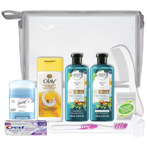 Imagem de Kit de Viagem Internacional Deluxe 10 Peças - Produtos de Conveniência