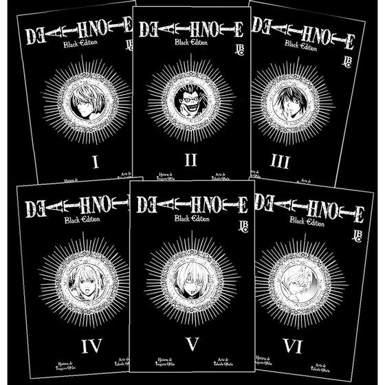 Kit Death Kit Death Note Black Edition Edição Completa - JBC Editora - Revista HQ ...