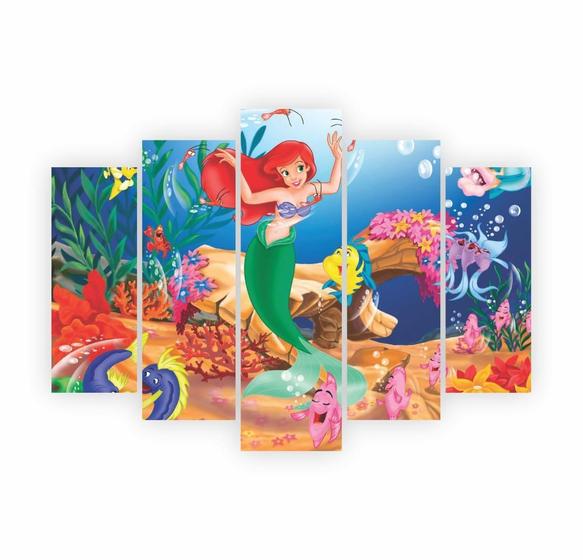 Imagem de Kit Decoração Festa A Pequena Sereia Ariel Princesa Linguado