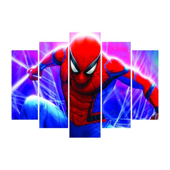 Imagem de Kit Decoração Festa Homem Aranha Super Herói Aranhaverso