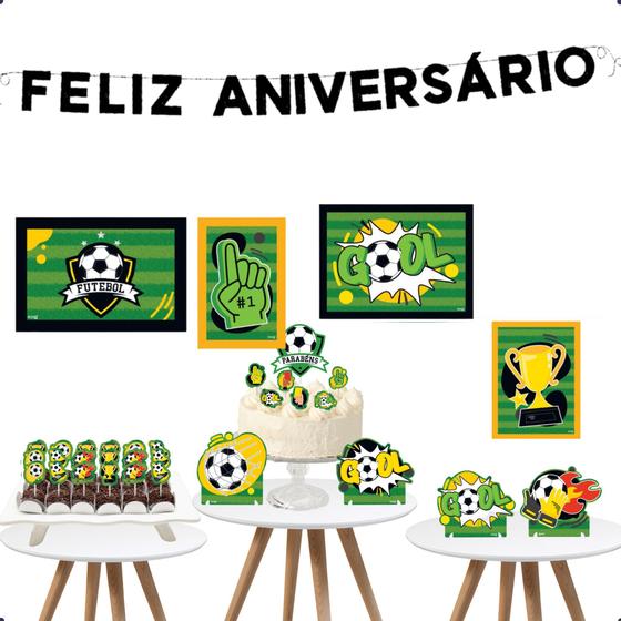 Imagem de Kit Decoração Futebol: Aniversário Infantil EVA