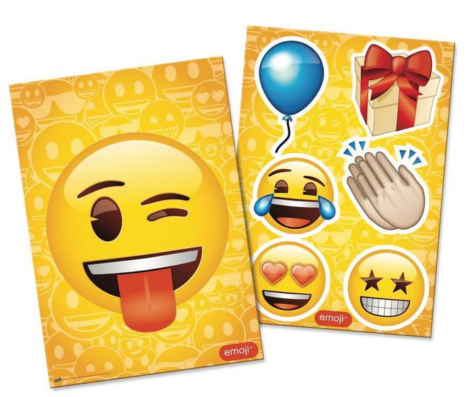 Imagem de Kit Decorativo Festa Emoji - Festcolor - Rizzo Festas