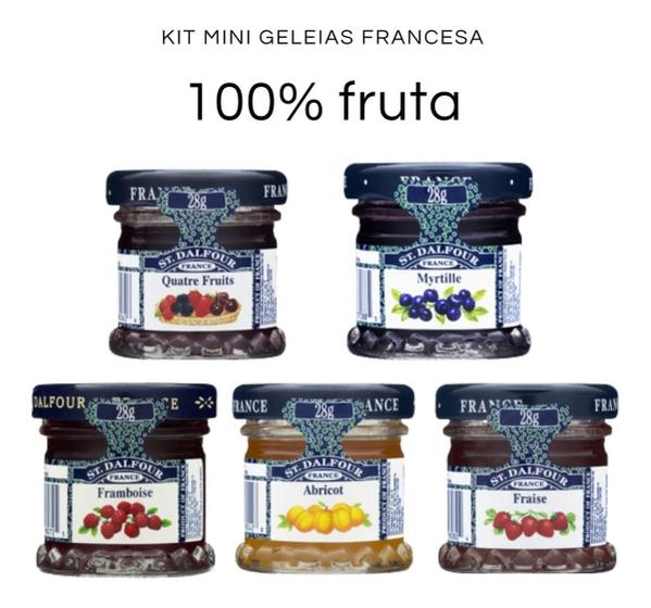 Imagem de Kit Degustação 10 Mini Geleias Francesa St Dalfour 28g Cada