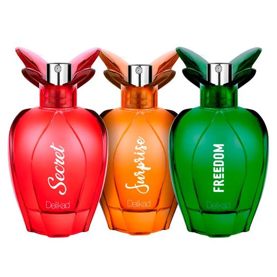 Imagem de Kit Delikad Collection Mini Trio Perfume Água de Cheiro