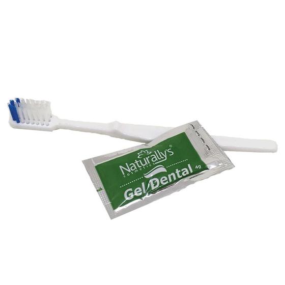 Imagem de Kit dental Escova e creme dental 4g - 500 unidades