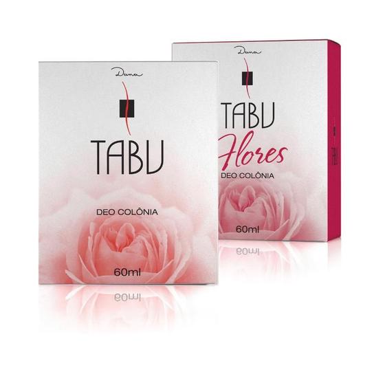 Imagem de Kit Deo Colônia Tabu Tradicional e Flores 60Ml