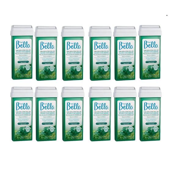 Imagem de Kit Depil Bella Cera Roll-On Algas Com Menta com 12 unidades