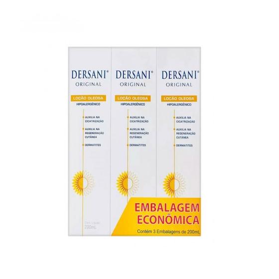 Imagem de Kit Dersani Loção Oleosa 3 X 200ml - Daudt