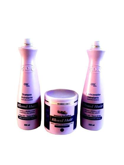 Imagem de Kit Desamarelador Blond Hair CDC 500ml