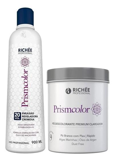 Imagem de Kit Descoloração Prismcolor Branco 20 Vol Richée