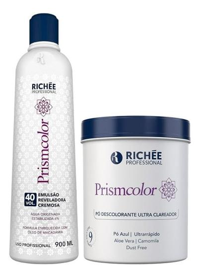 Imagem de Kit Descoloração Prismcolor Pó Azul Vol.40 Richée