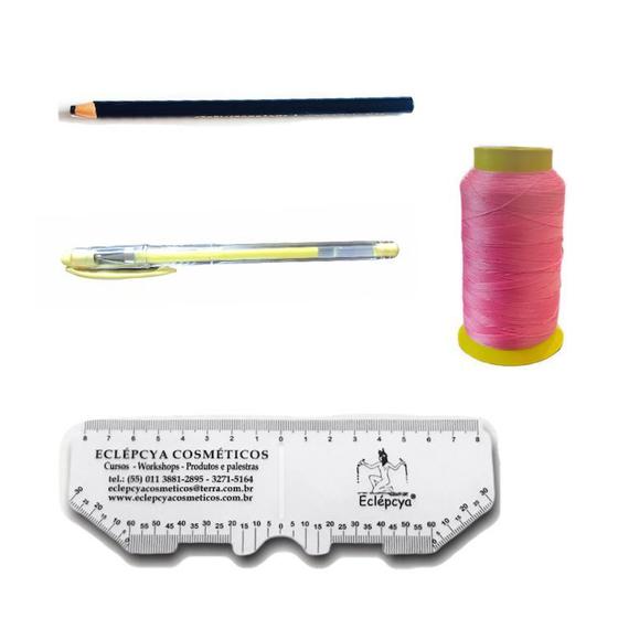 Imagem de Kit Design Sobrancelhas - marcação com régua flexivel