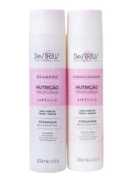 Imagem de Kit DeSírius Shampoo e Condicionador 300ml Nutrição Profunda