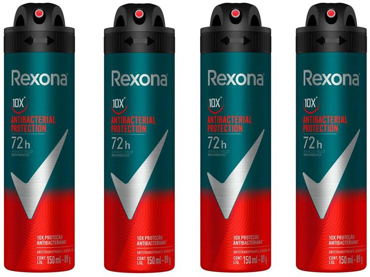Kit Desodorante Aerossol Masculino Rexona Menor preço em Kit Desodorante Aerossol Masculino Rexona