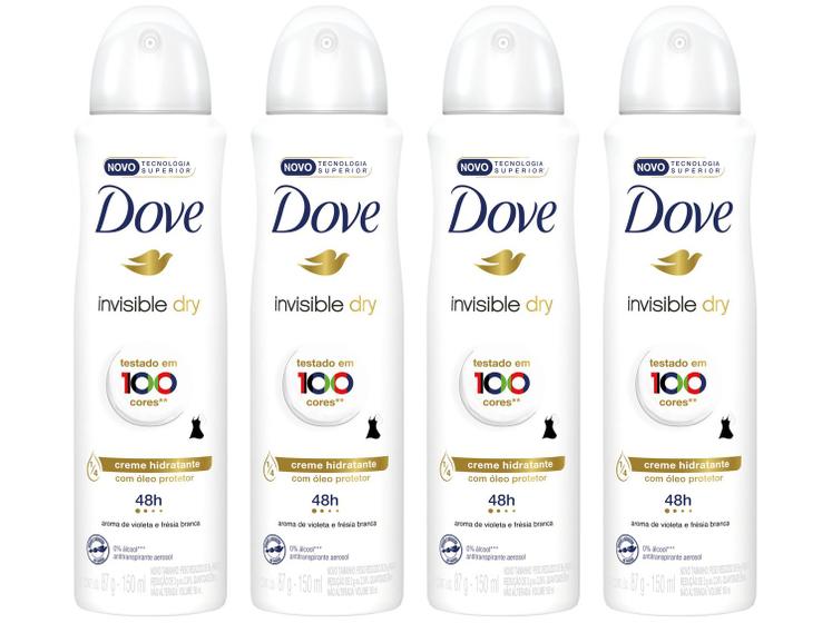 Imagem de Kit Desodorante Antitranspirante Aerossol Dove 