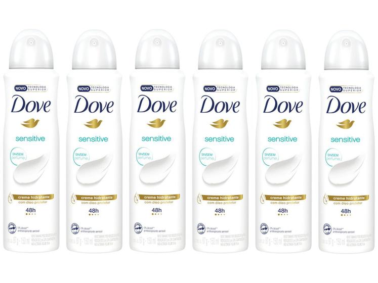 Imagem de Kit Desodorante Dove Sensitive Aerosol 
