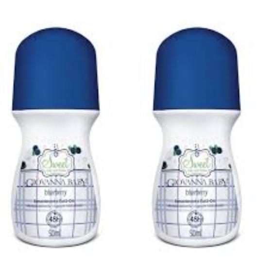 Imagem de Kit Desodorante Giovanna Baby Roll-On 50ml Blueberry